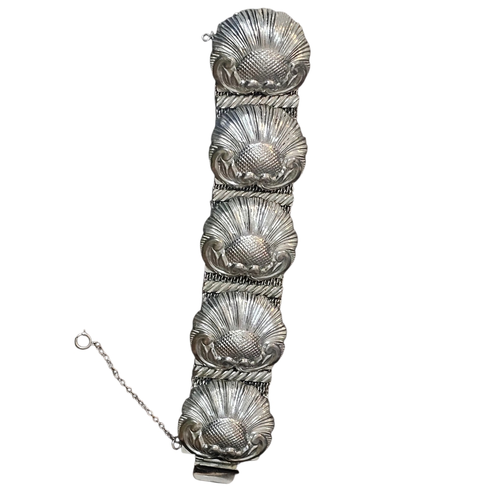 Silver Shell Bracelet - image 1
